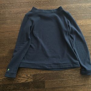 Dudley Stephens Navy Terry Boatneck